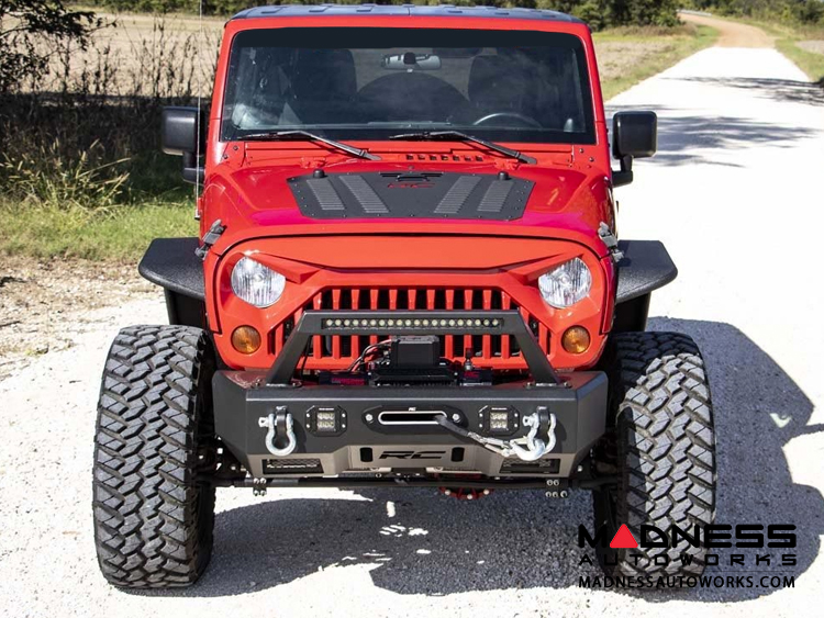 Jeep Wrangler JK Hood Louver - Powder Coated